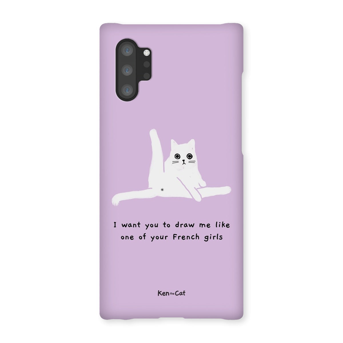Draw Me Like Your French Girls - Purple Phone Case