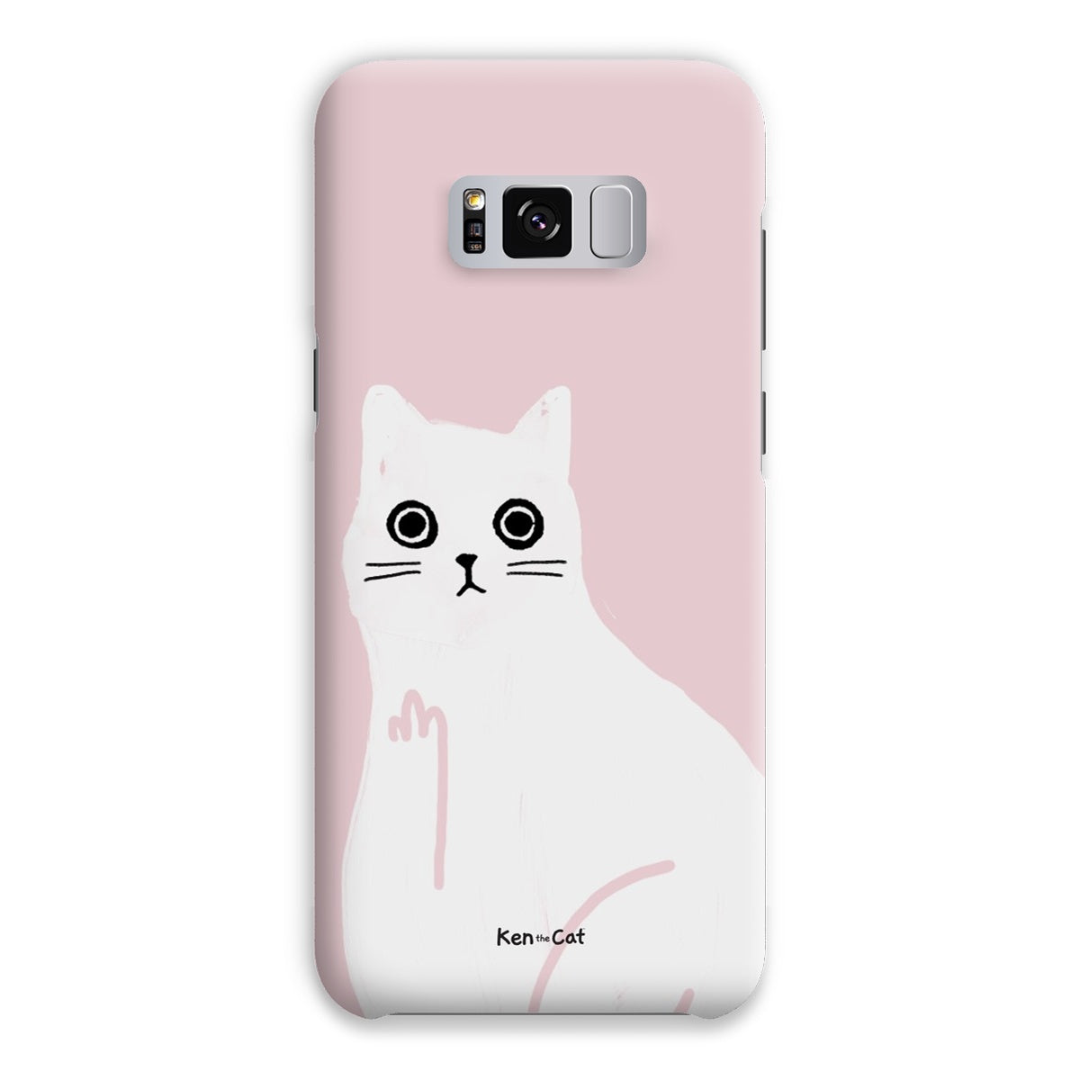 Middle Finger - Pink Phone Case