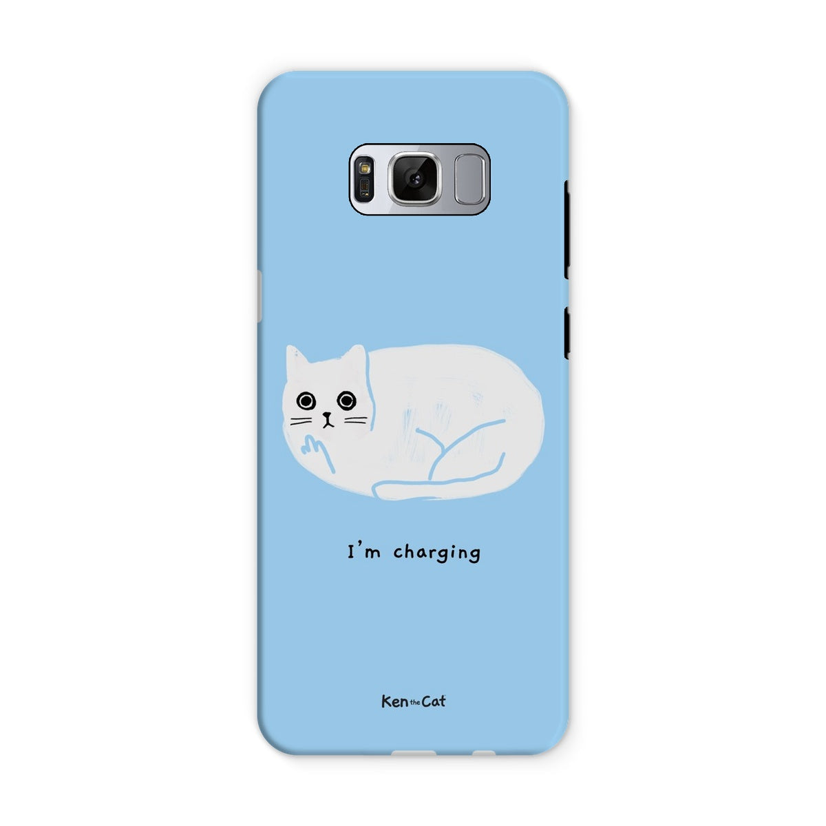 I'm Charging - Blue Phone Case
