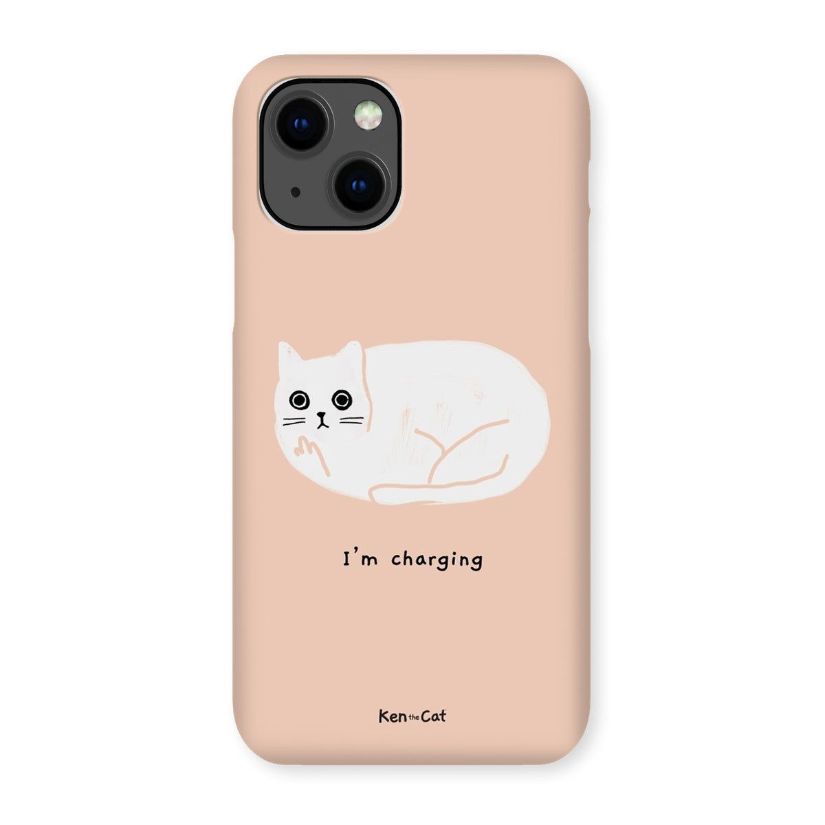 I'm Charging - Coral Phone Case