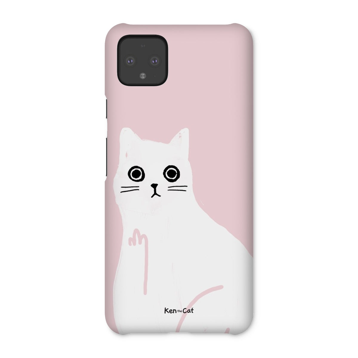 Middle Finger - Pink Phone Case