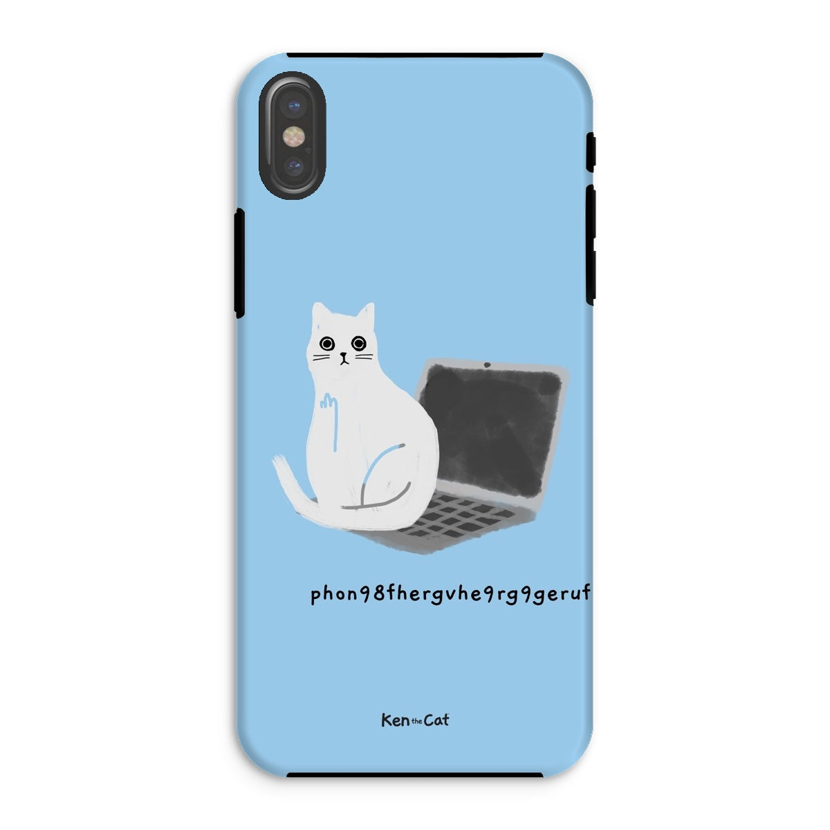 Laptop - Blue Phone Case