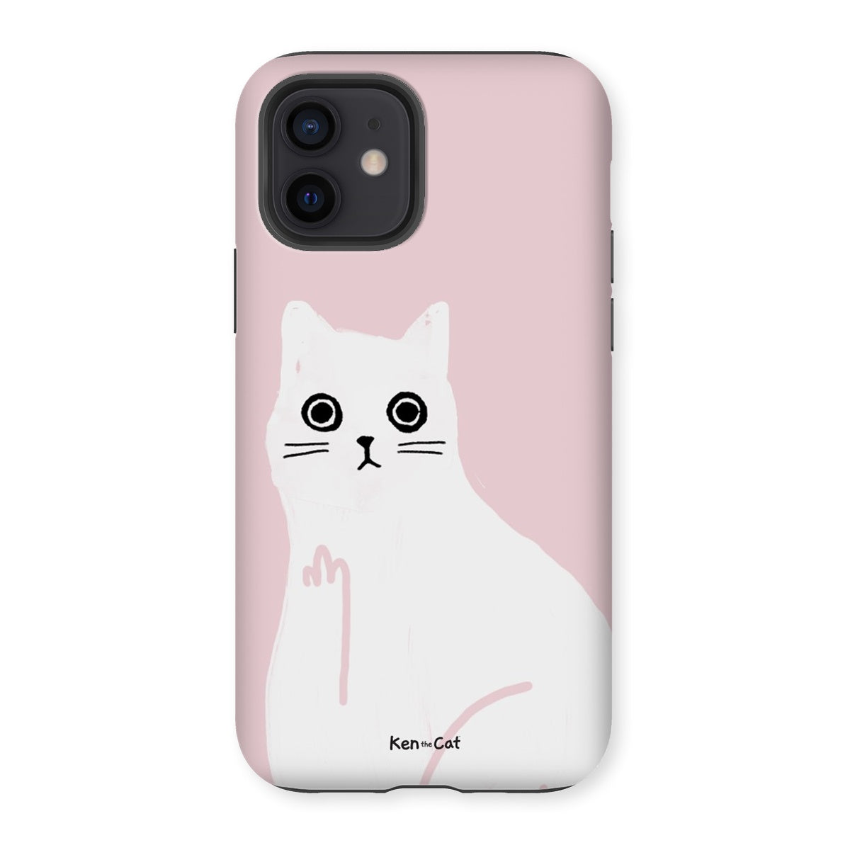 Middle Finger - Pink Phone Case
