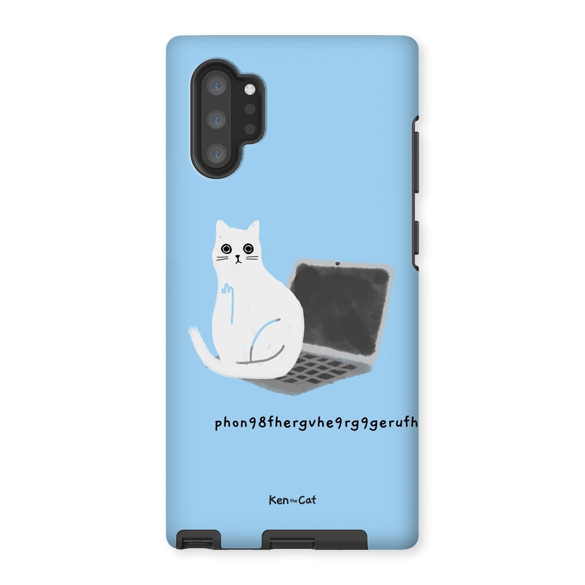 Laptop - Blue Phone Case