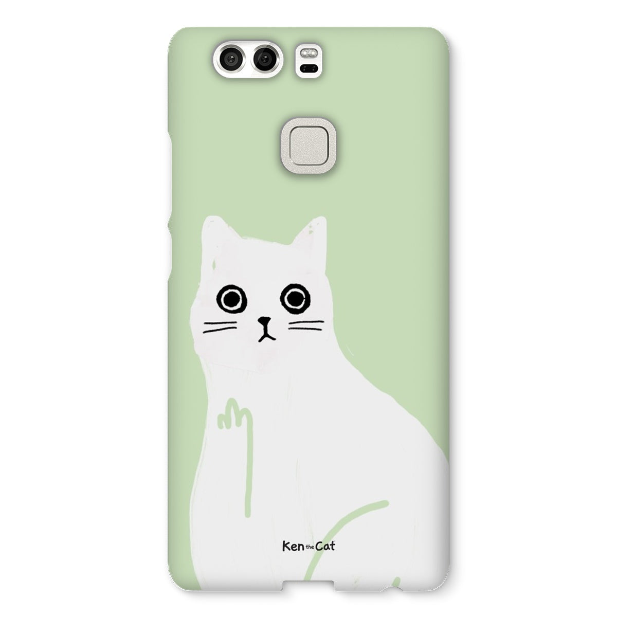Middle Finger - Green Phone Case