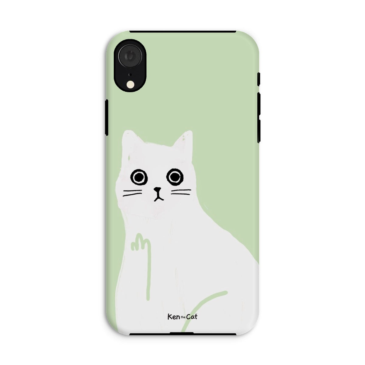 Middle Finger - Green Phone Case
