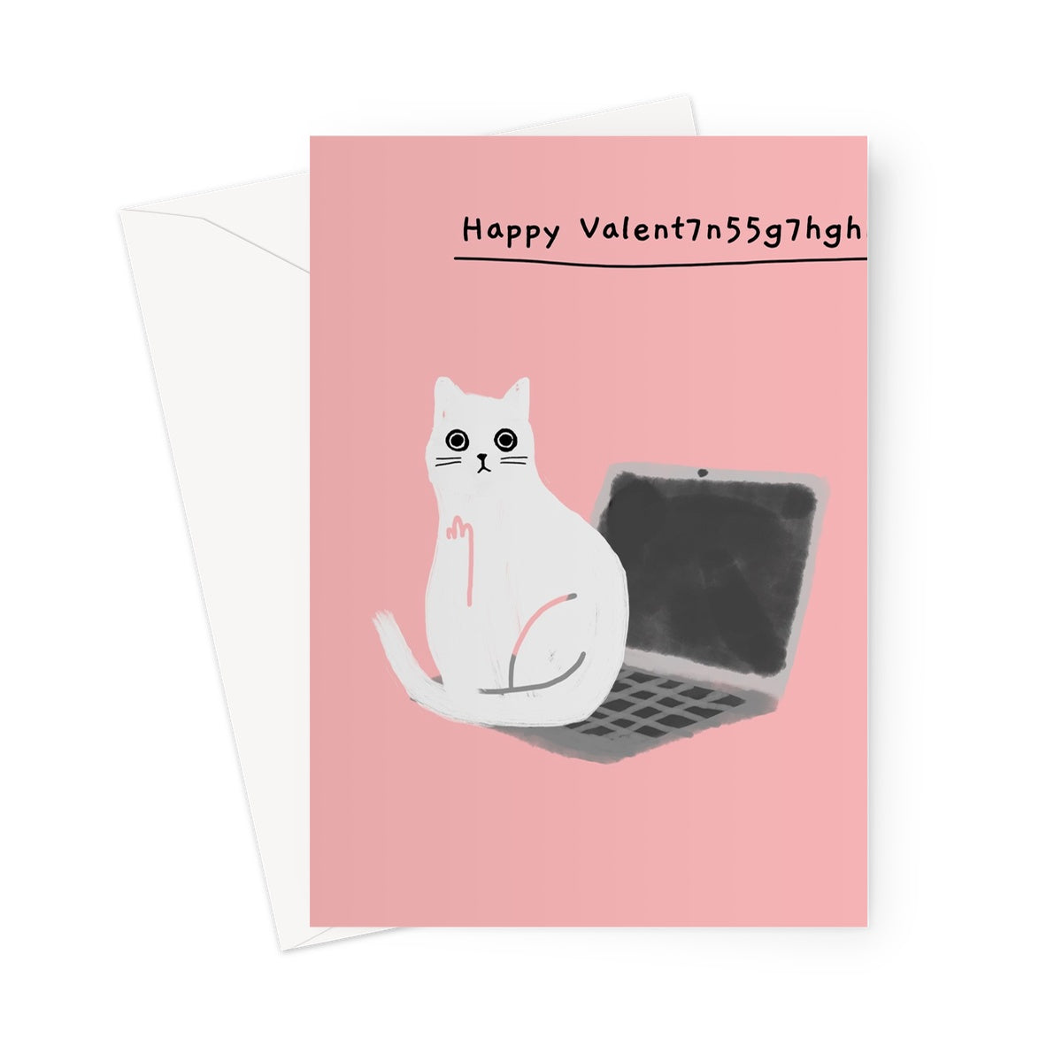 Laptop Typo - Valentine's Day Card