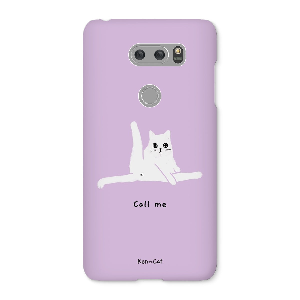 Call Me - Purple Phone Case