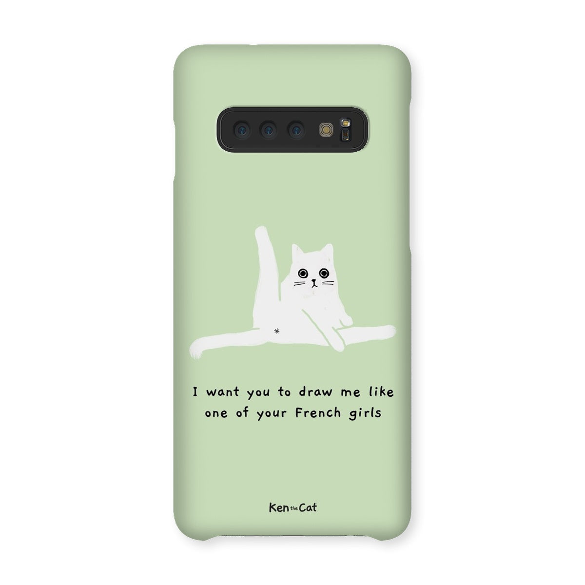 Draw Me Like Your French Girls - Green Phone Case