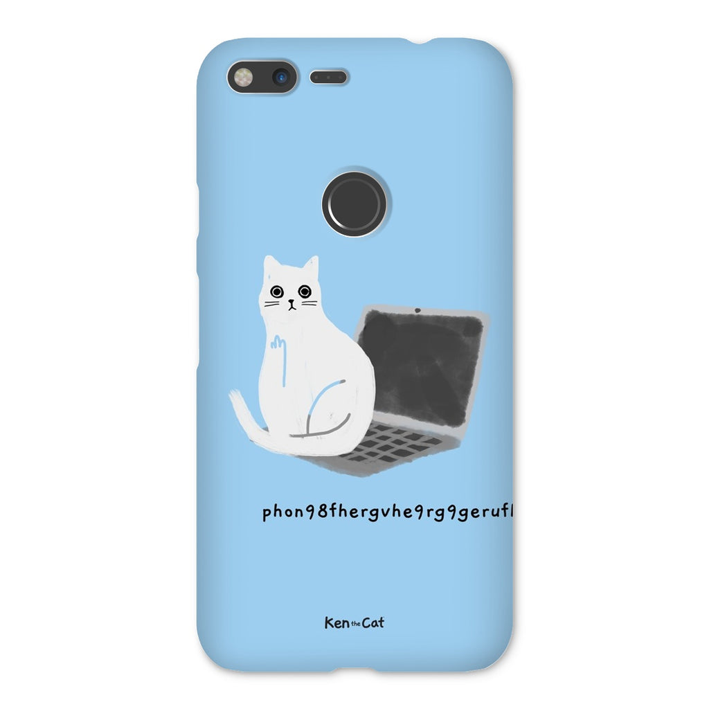 Laptop - Blue Phone Case