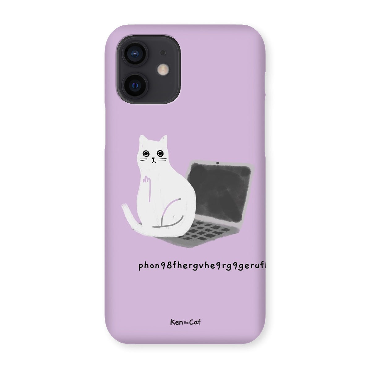 Laptop - Purple Phone Case