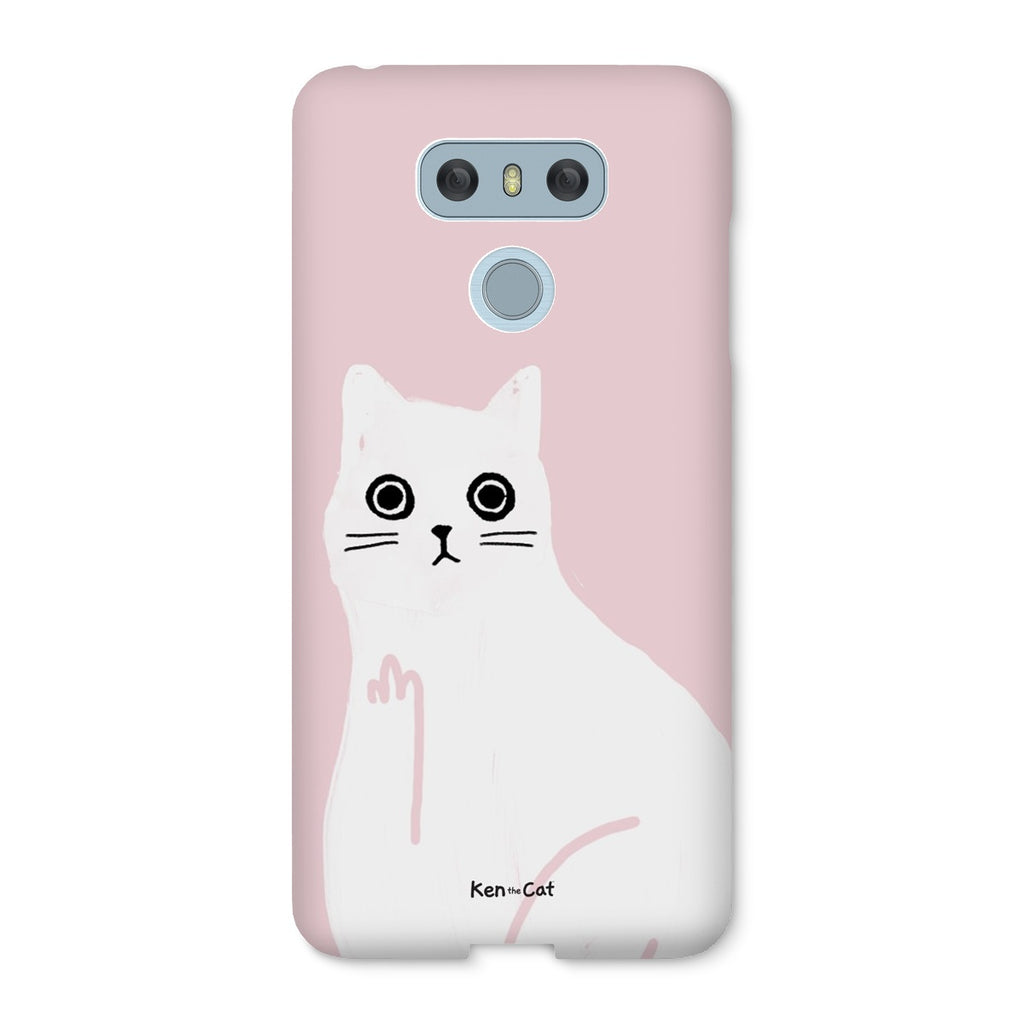 Middle Finger - Pink Phone Case