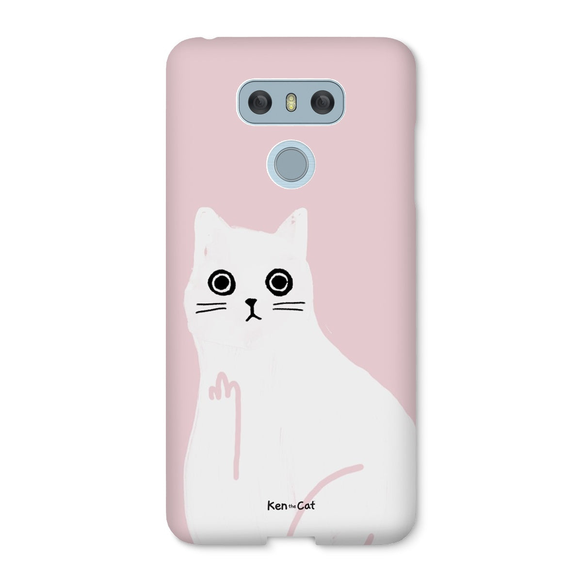 Middle Finger - Pink Phone Case