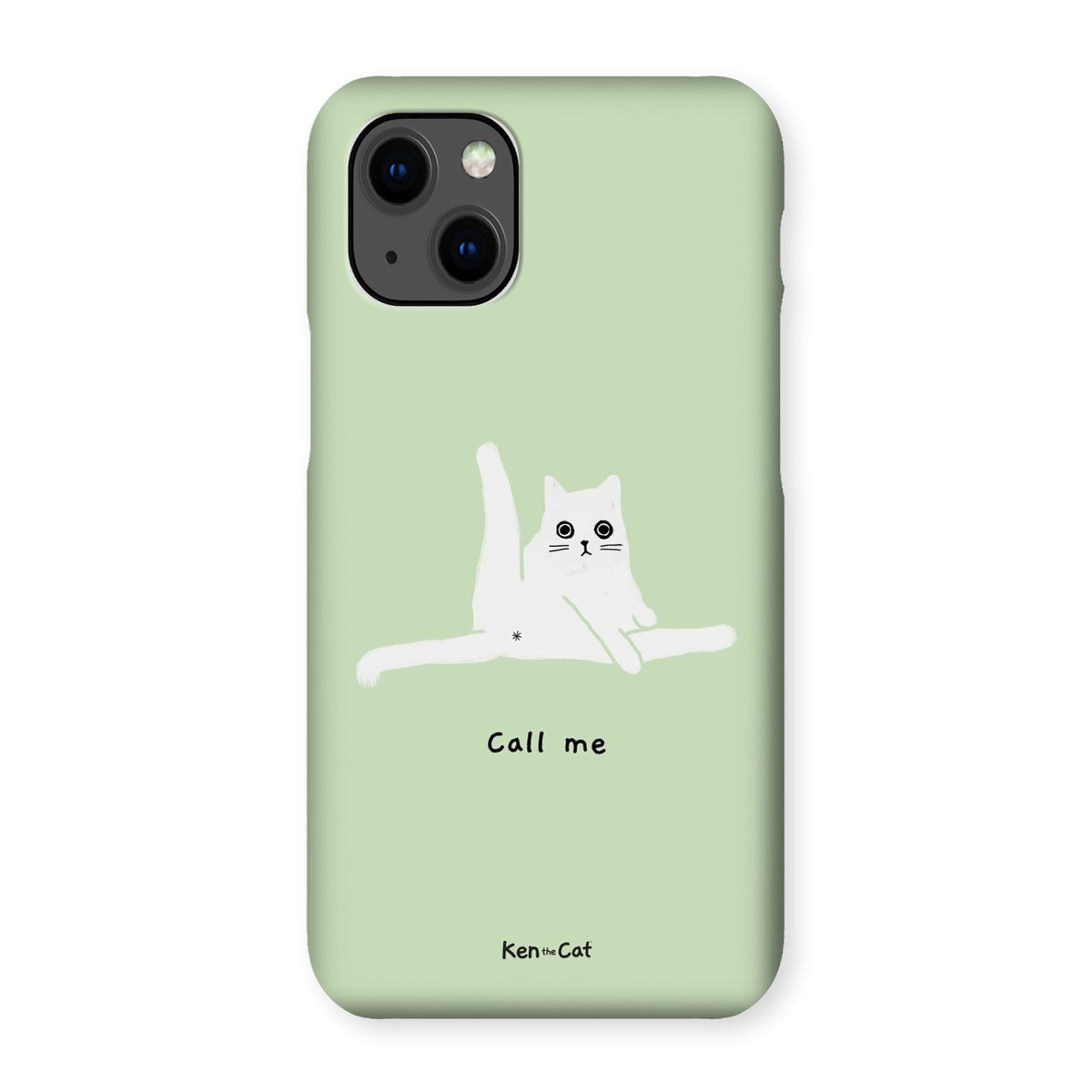 Call Me - Green Phone Case