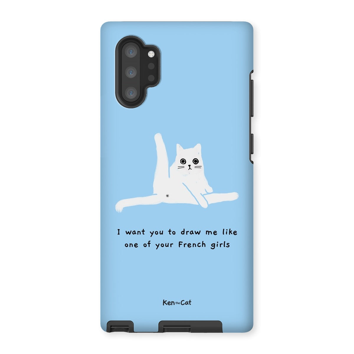 Draw Me Like Your French Girls - Blue Phone Case