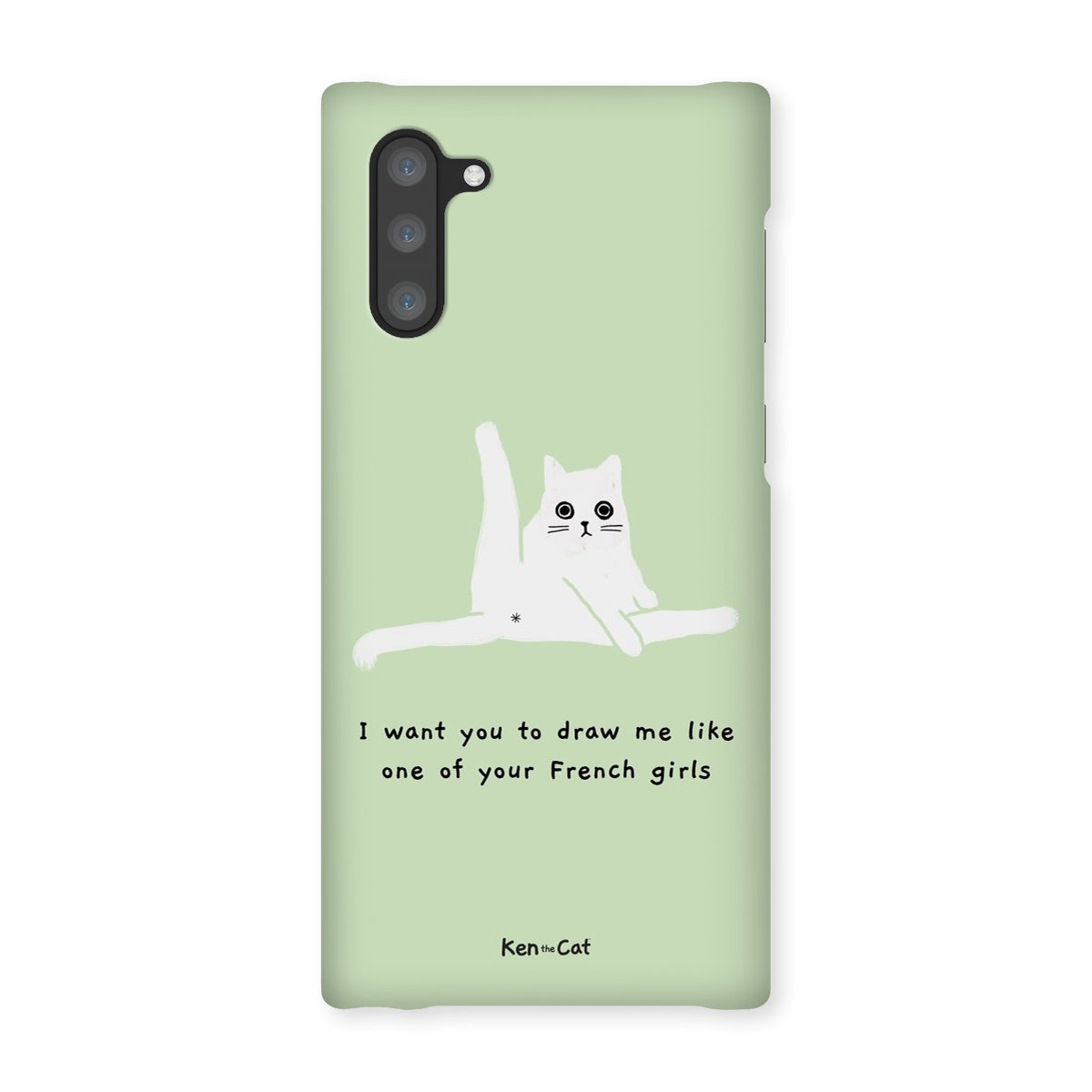 Draw Me Like Your French Girls - Green Phone Case