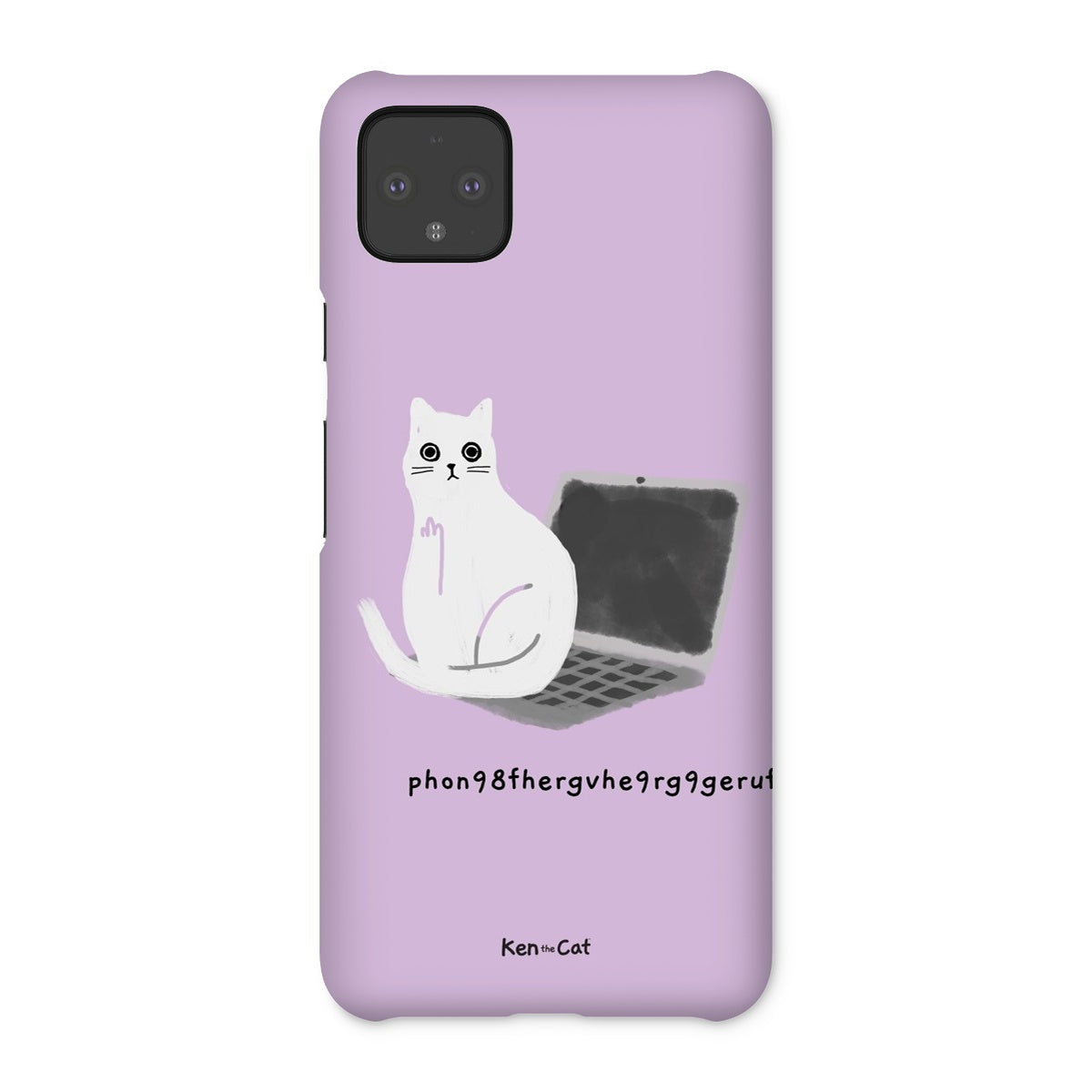 Laptop - Purple Phone Case