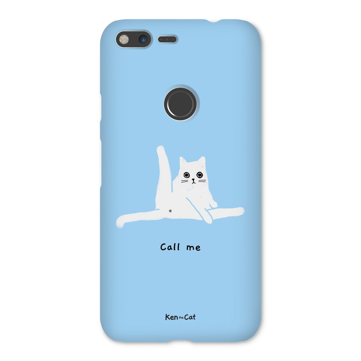 Call Me - Blue Phone Case