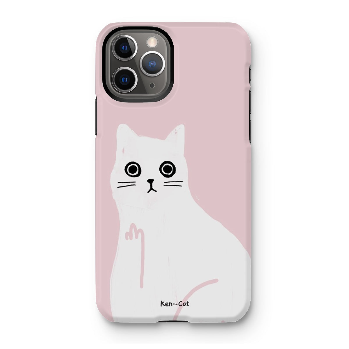 Middle Finger - Pink Phone Case