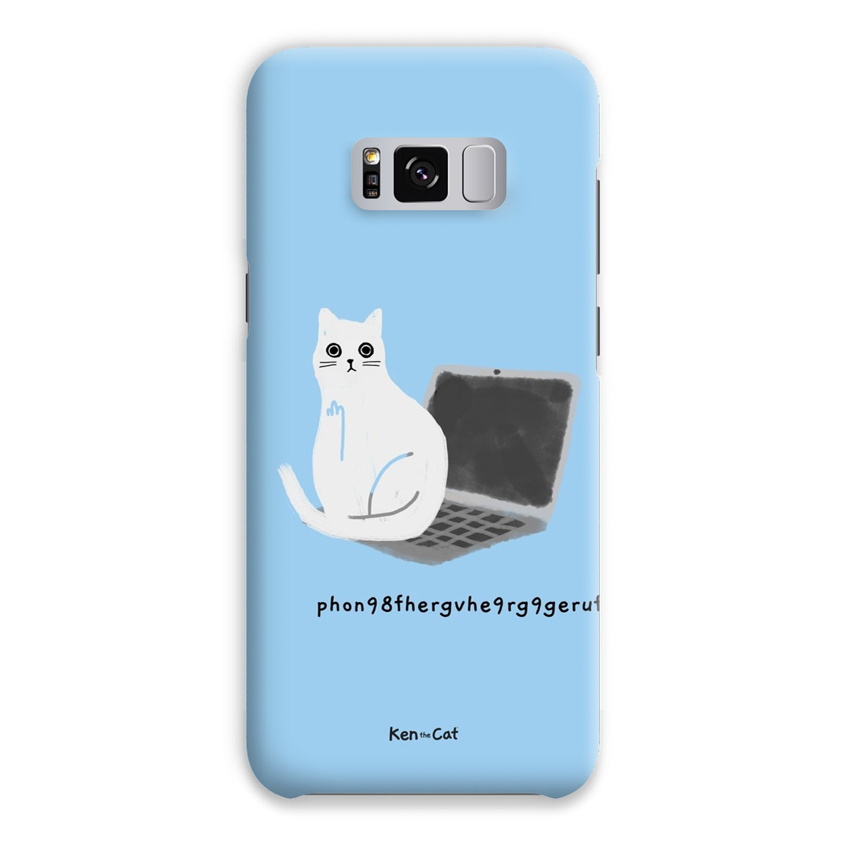 Laptop - Blue Phone Case