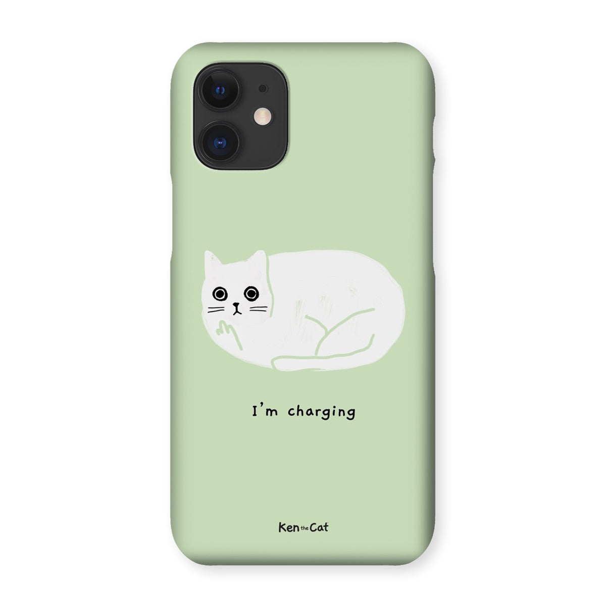 I'm Charging - Green Phone Case