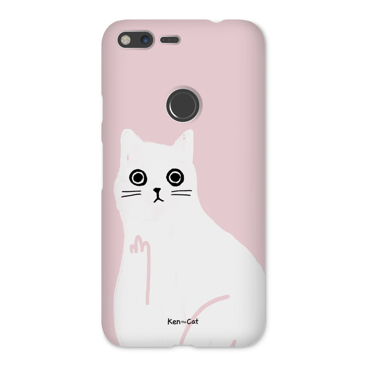 Middle Finger - Pink Phone Case