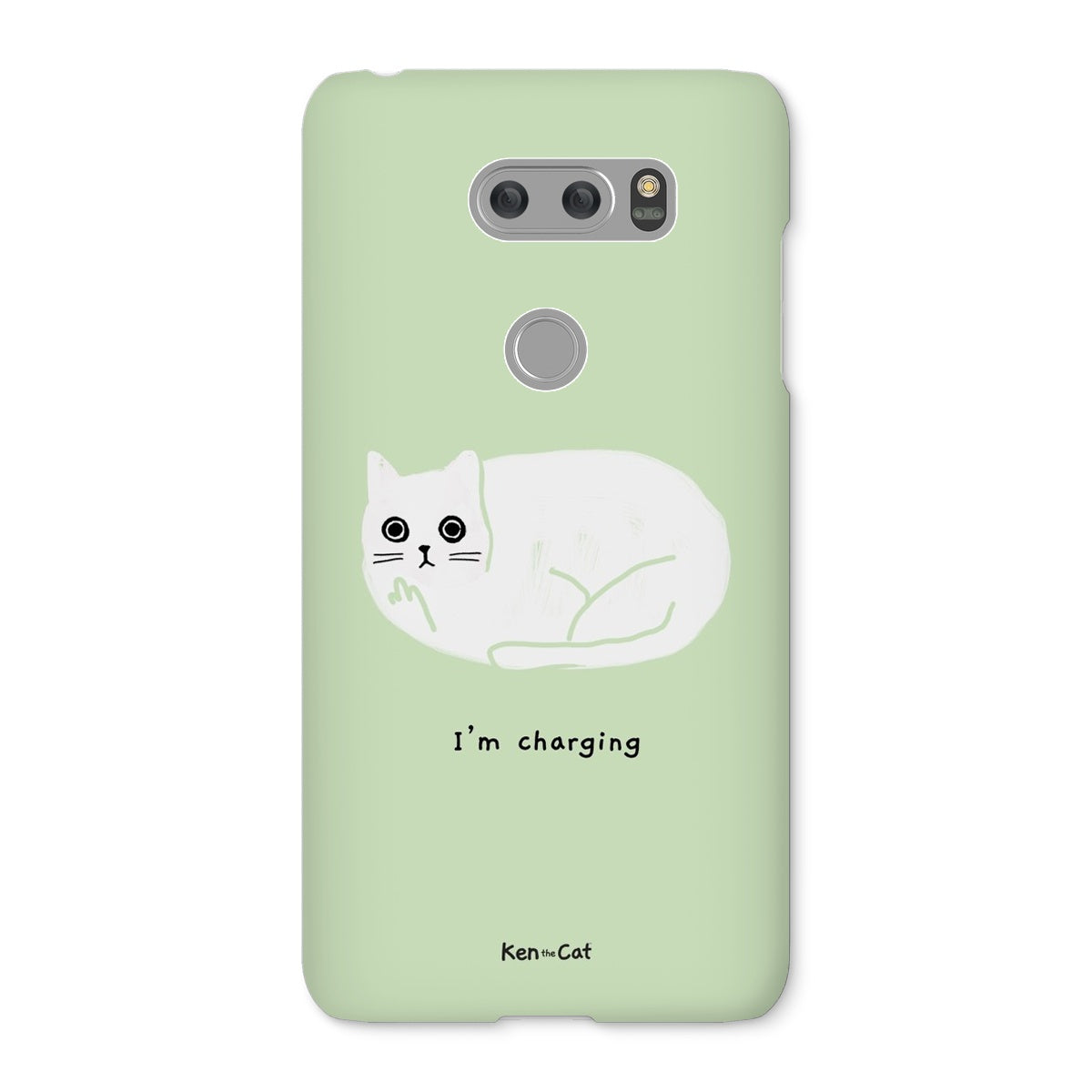 I'm Charging - Green Phone Case