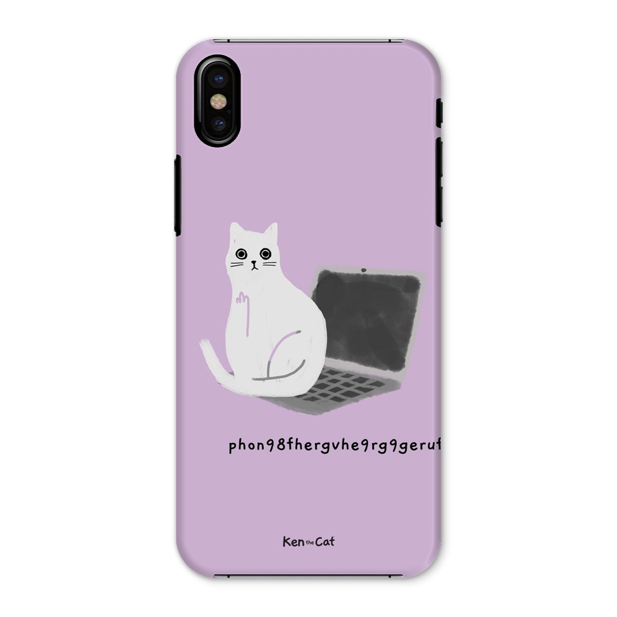 Laptop - Purple Phone Case