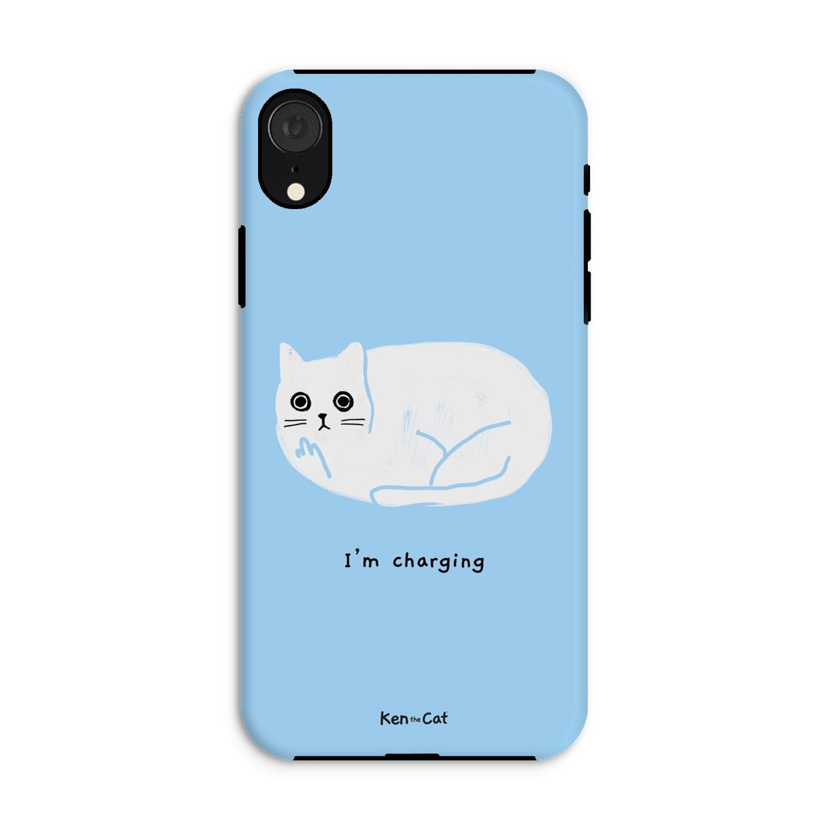 I'm Charging - Blue Phone Case