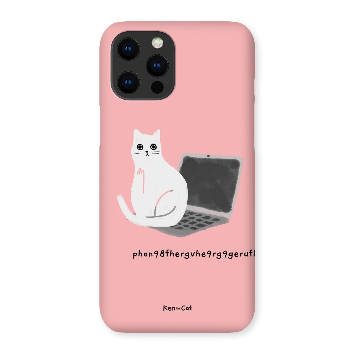 Laptop - Pink Phone Case