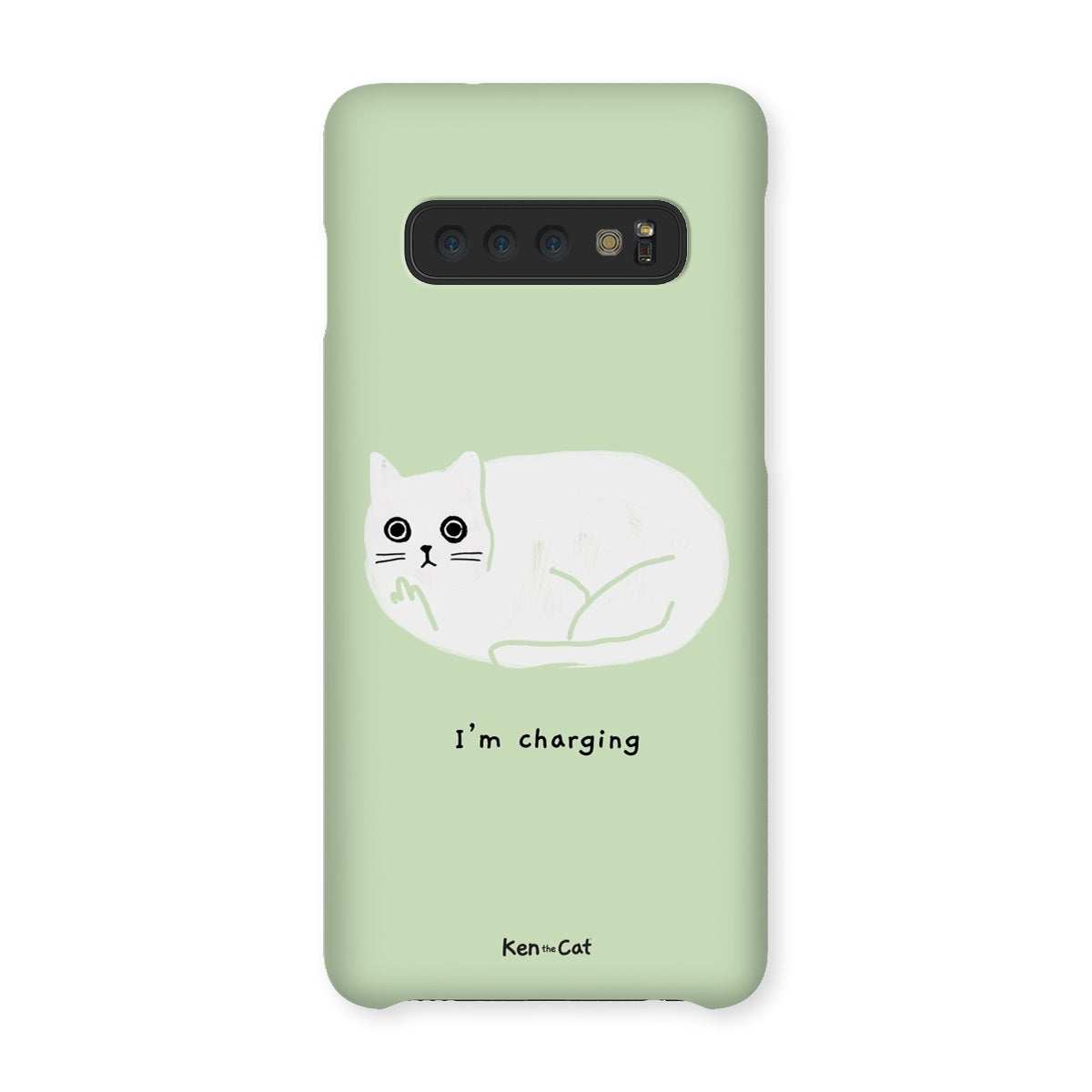 I'm Charging - Green Phone Case