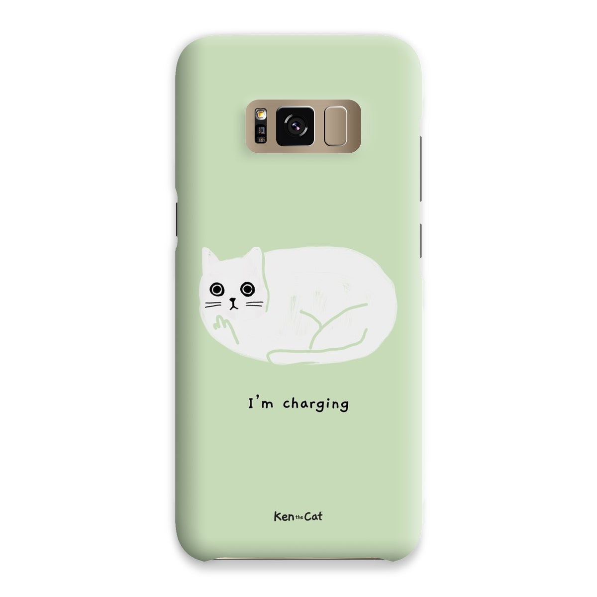 I'm Charging - Green Phone Case