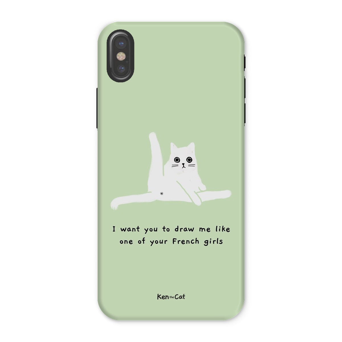 Draw Me Like Your French Girls - Green Phone Case