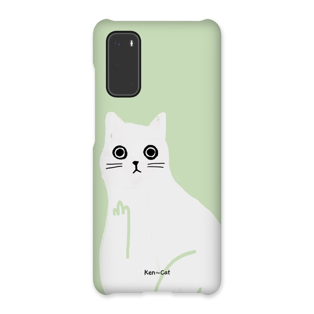 Middle Finger - Green Phone Case