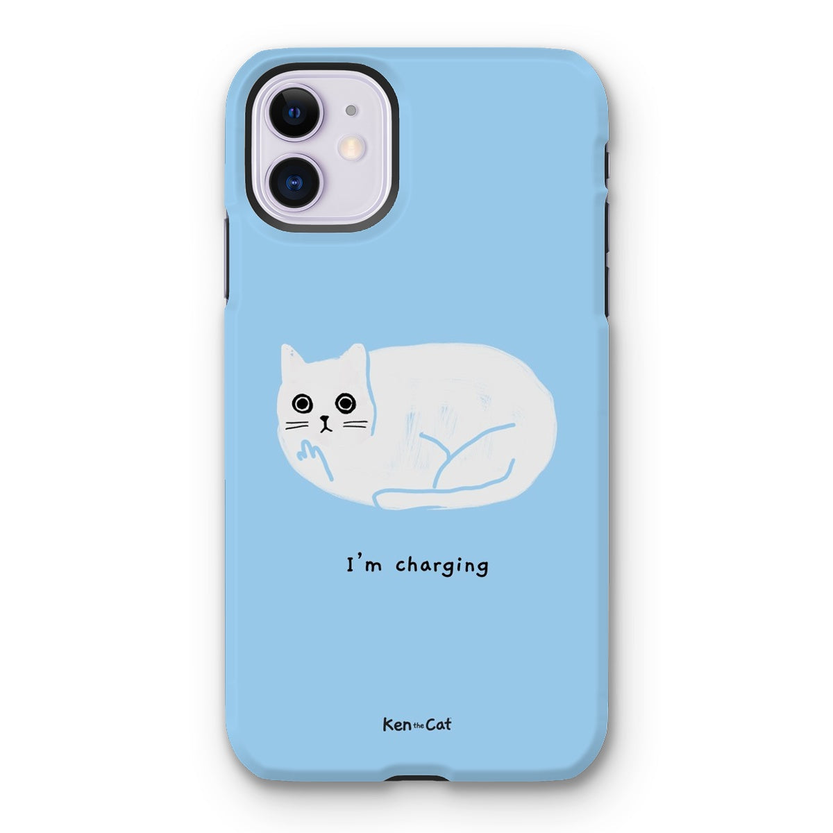 I'm Charging - Blue Phone Case