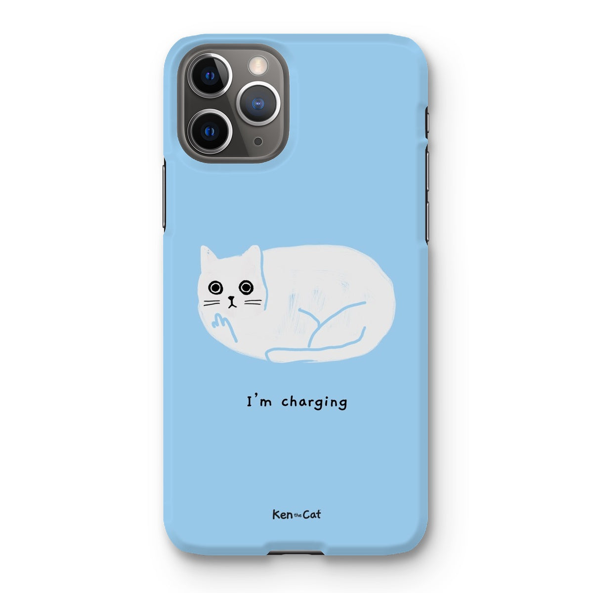 I'm Charging - Blue Phone Case