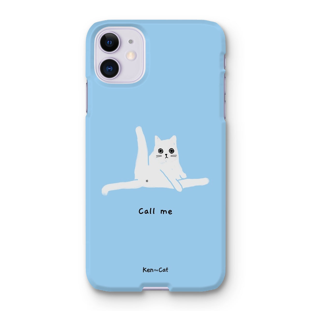 Call Me - Blue Phone Case