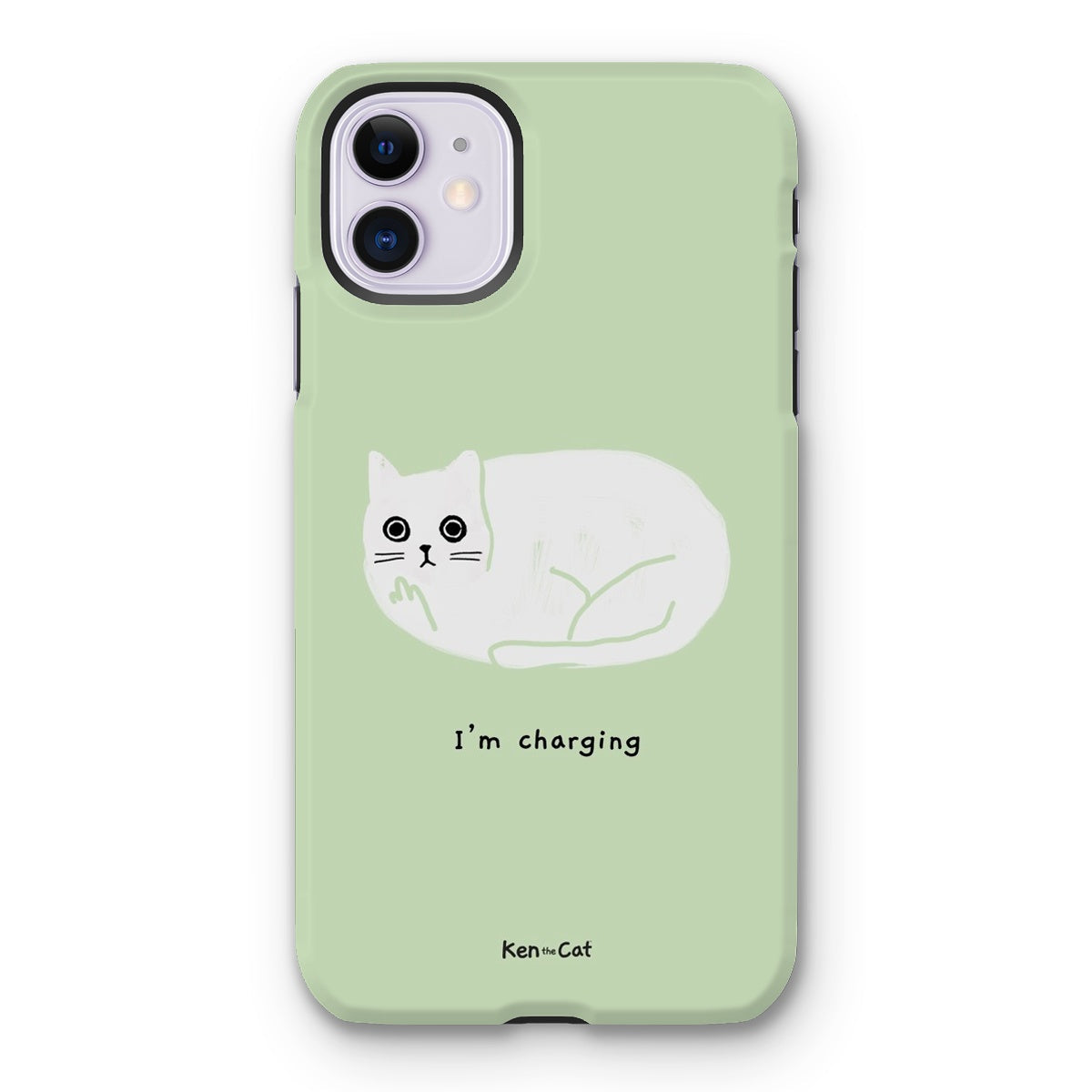 I'm Charging - Green Phone Case