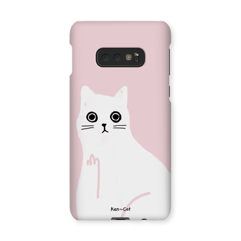 Middle Finger - Pink Phone Case
