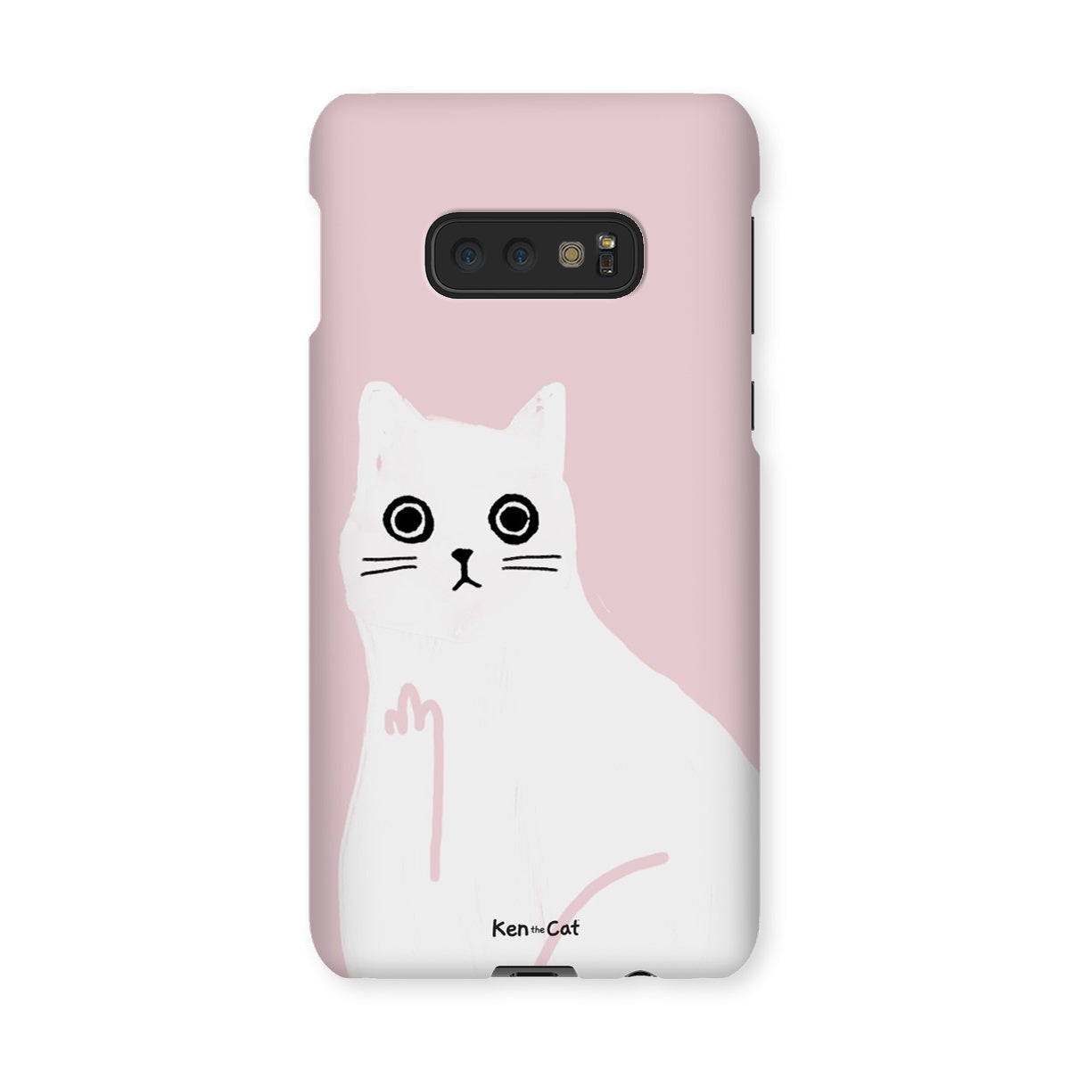 Middle Finger - Pink Phone Case