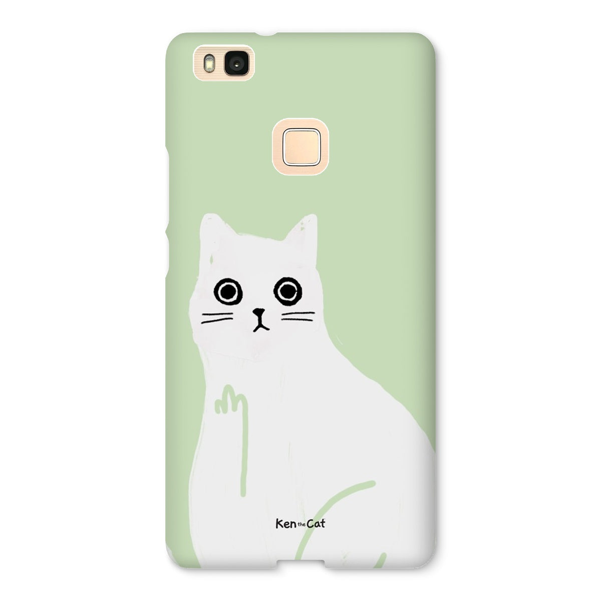 Middle Finger - Green Phone Case