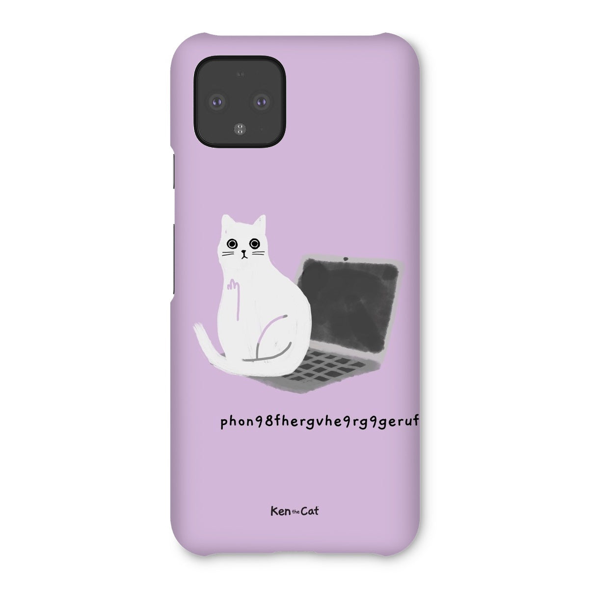 Laptop - Purple Phone Case