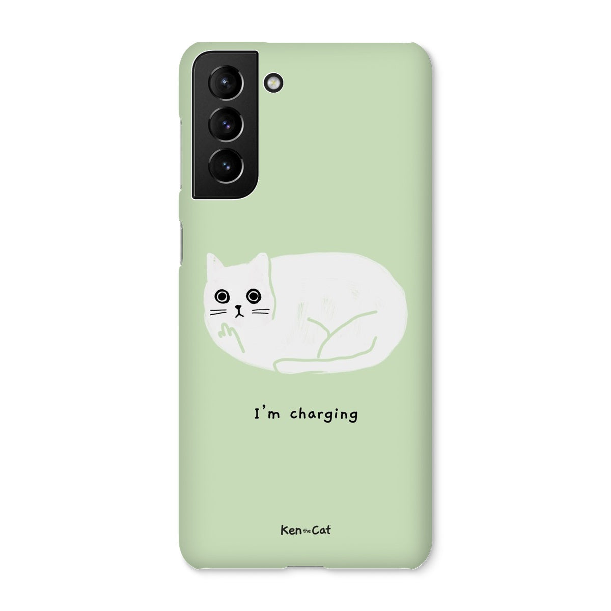 I'm Charging - Green Phone Case