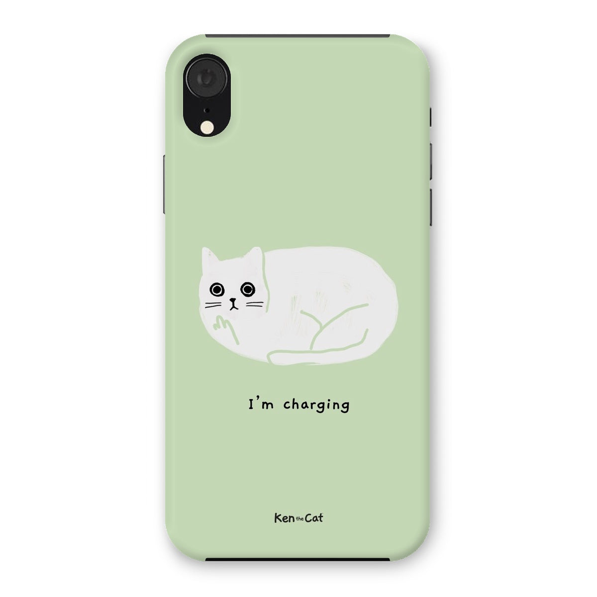 I'm Charging - Green Phone Case