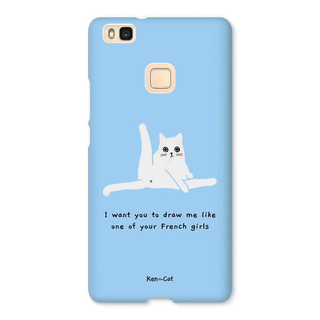 Draw Me Like Your French Girls - Blue Phone Case