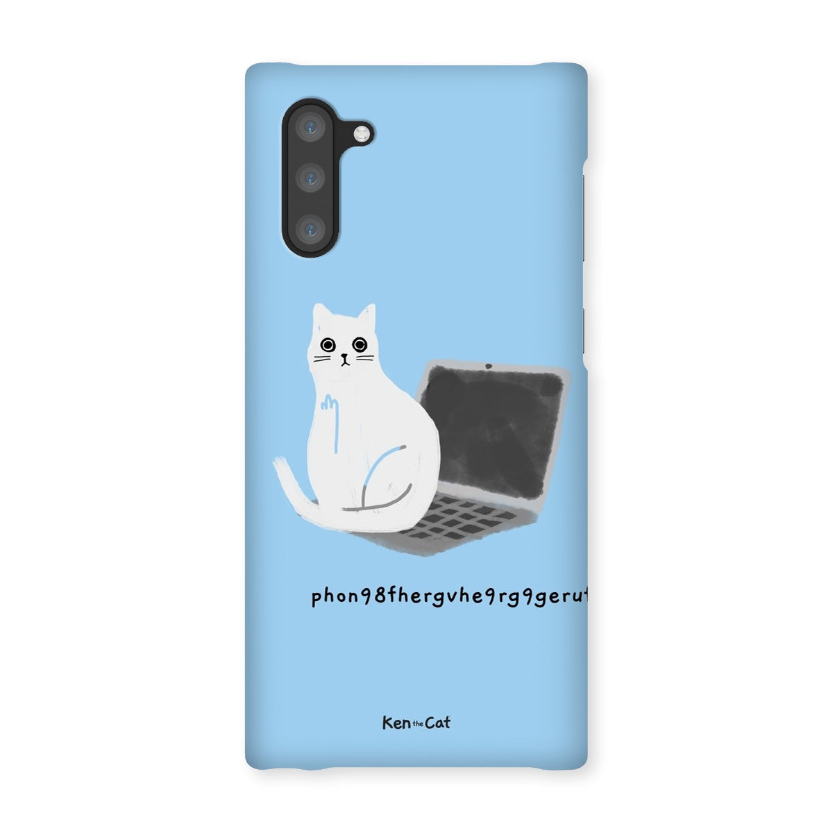 Laptop - Blue Phone Case