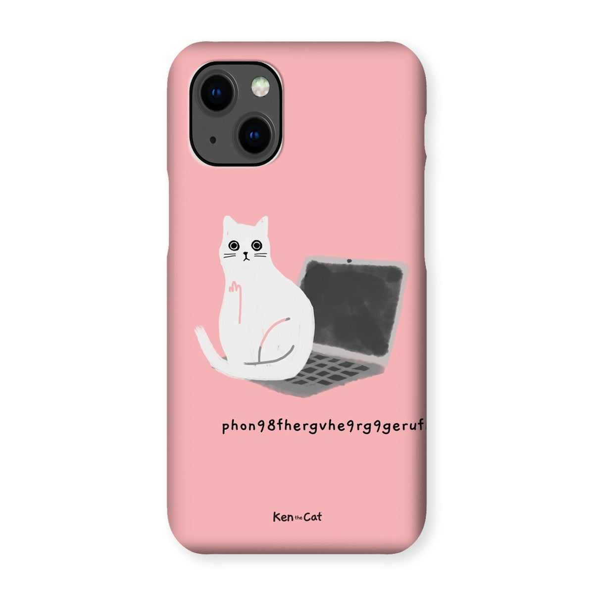 Laptop - Pink Phone Case