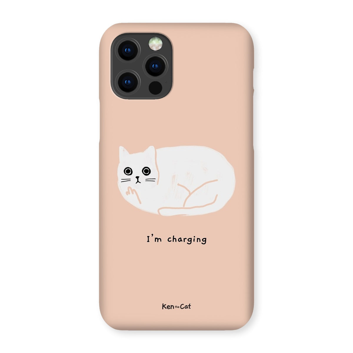 I'm Charging - Coral Phone Case