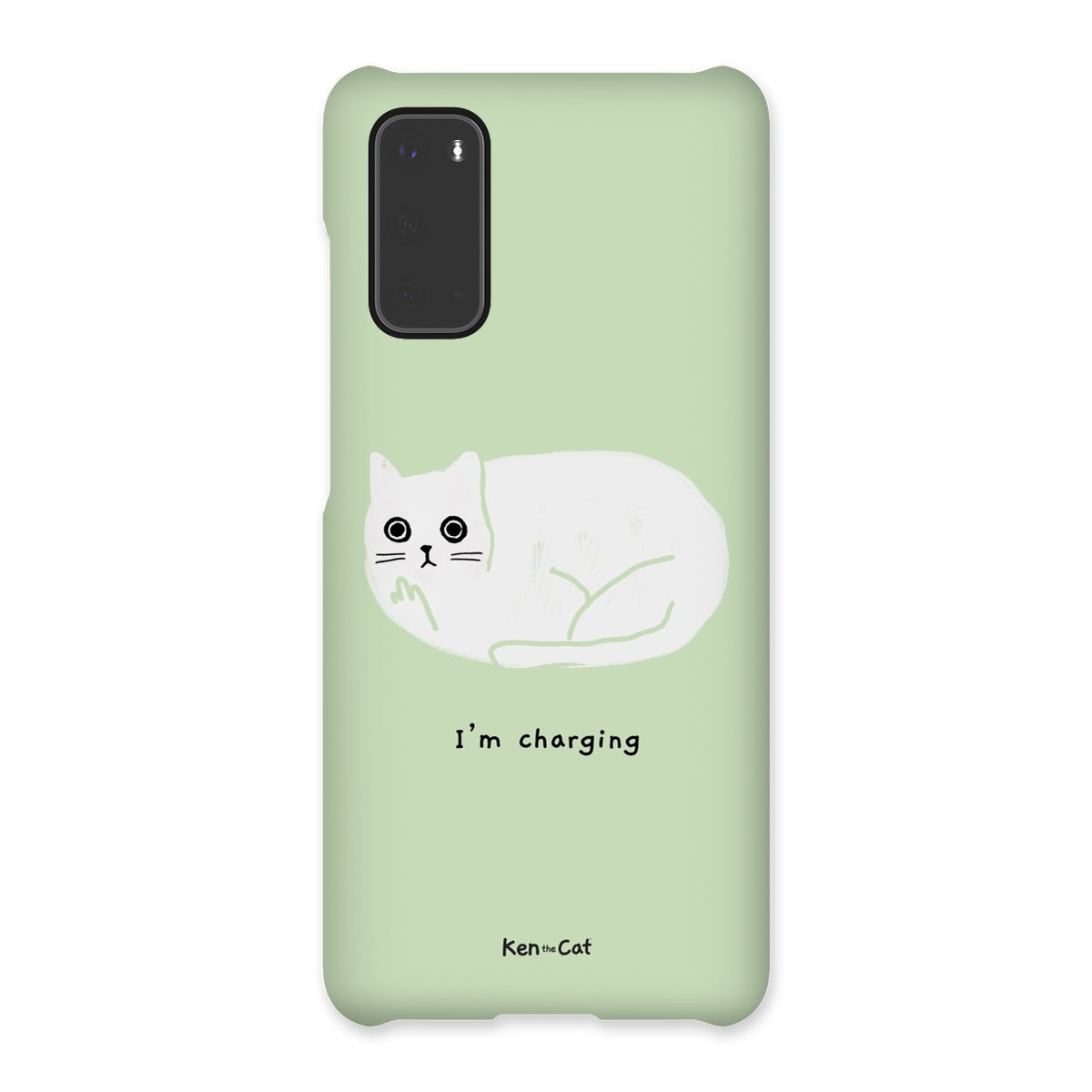 I'm Charging - Green Phone Case