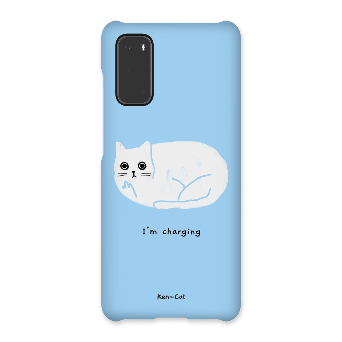 I'm Charging - Blue Phone Case